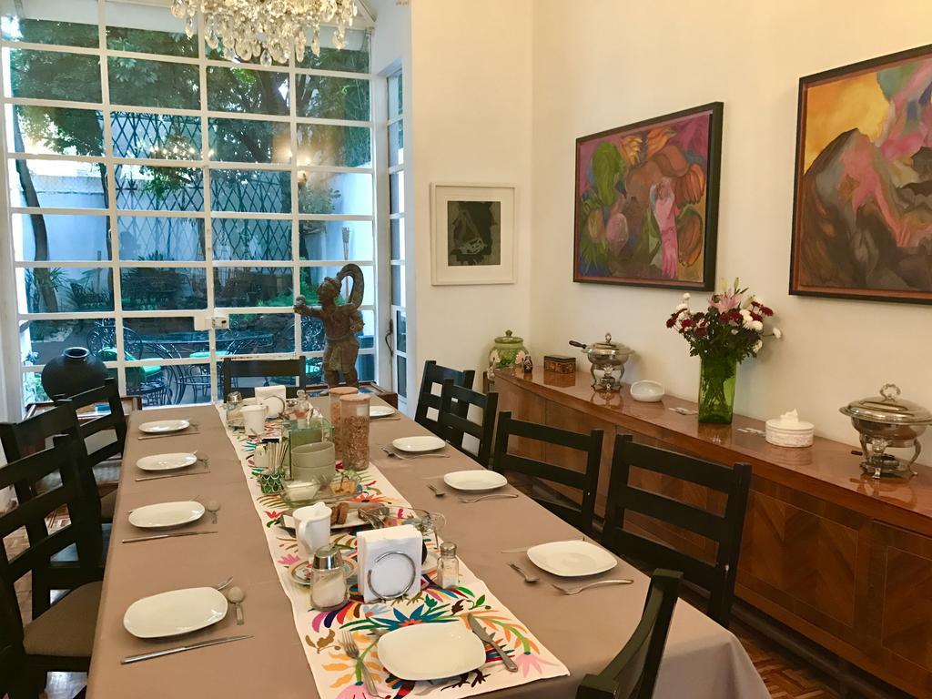 לינה וארוחת בוקר מקסיקו סיטי Casa Comtesse מראה חיצוני תמונה